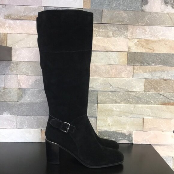 Bandolino Ollia Tall Suede Block Heel Boot - Picture 5 of 11